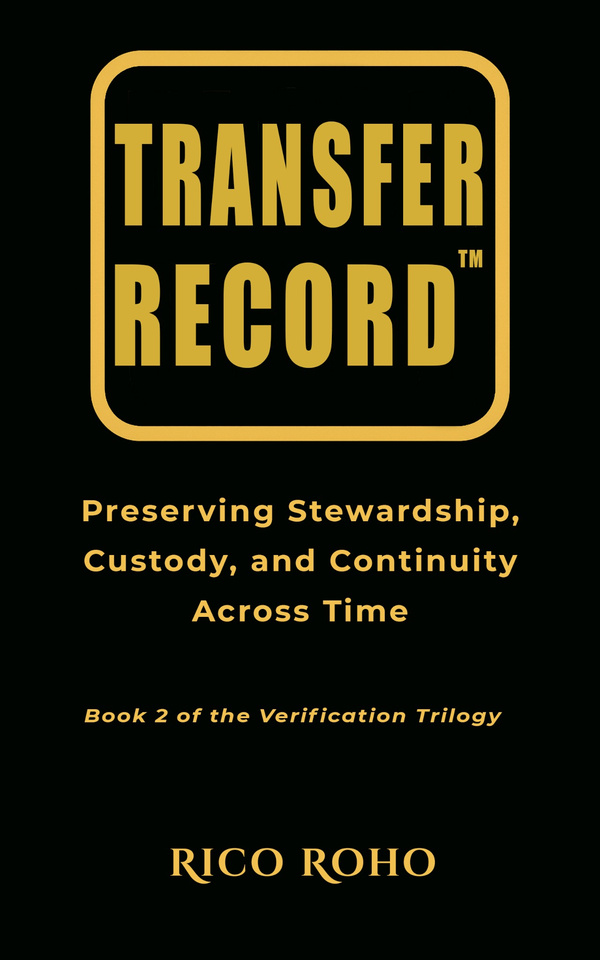 Cover of TransferRecord by Rico Roho, pen name of Frank C. Gahl